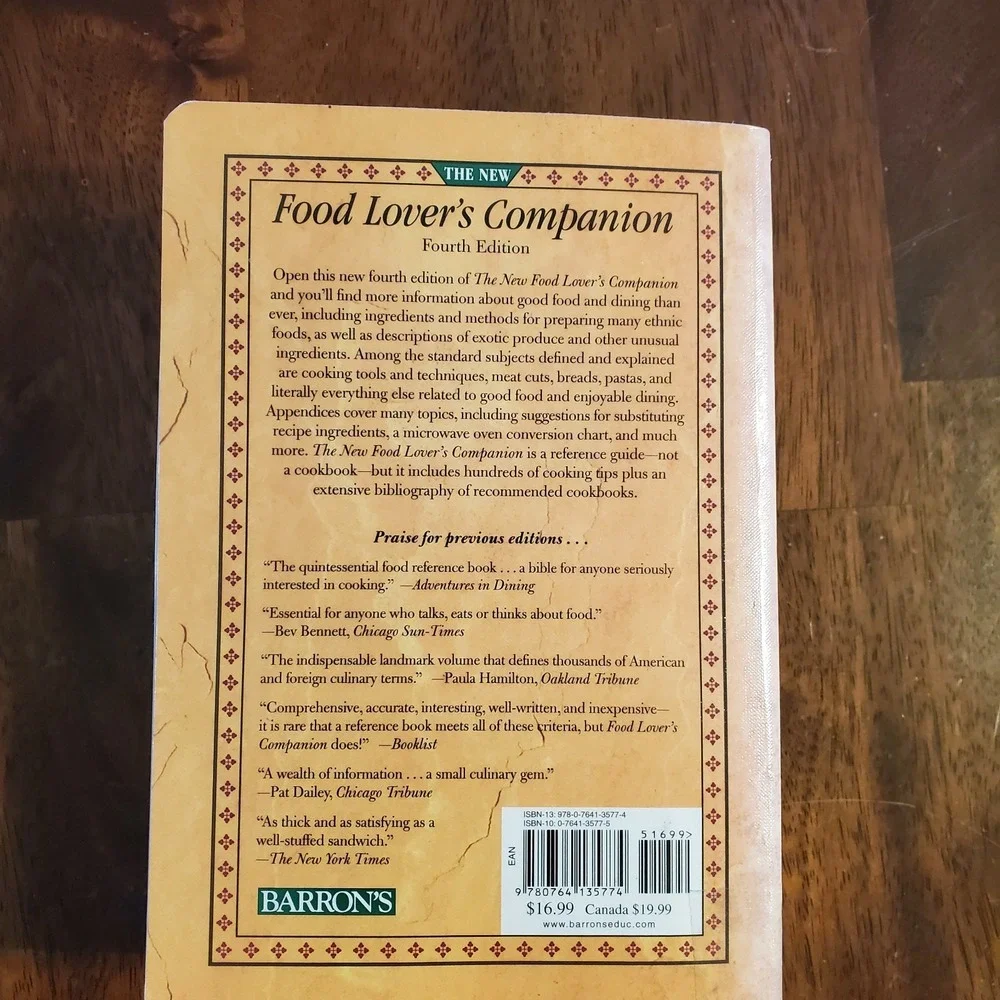 The New Food Lover's Companion: More than 6,700 A-to-Z entries cooking